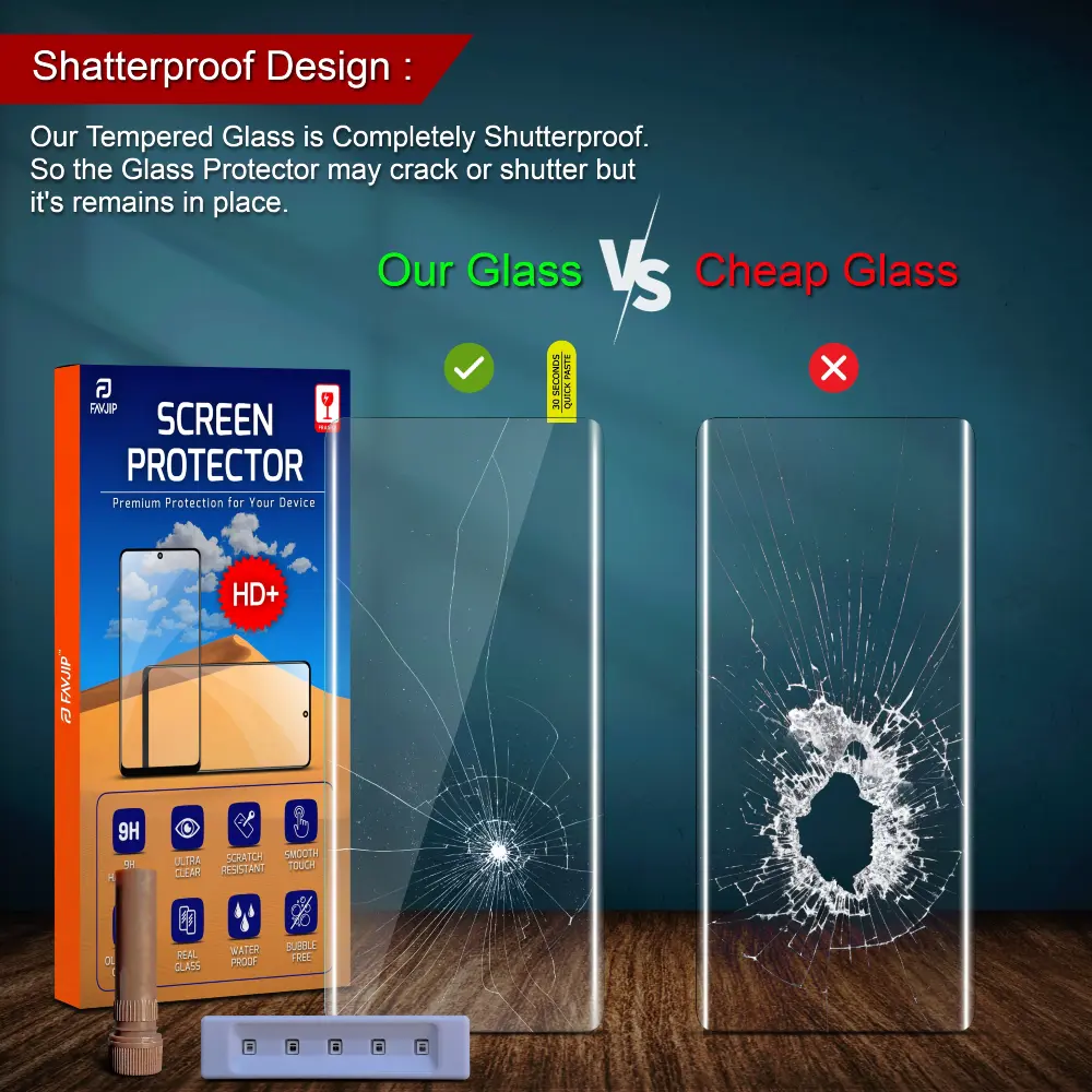 5 shatterproof design
