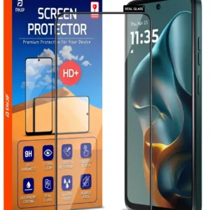 FAVJIP Edge to Edge Tempered Glass Screen Guard Protector for Motorola G05 with Easy Installation Kit - Pack of 1