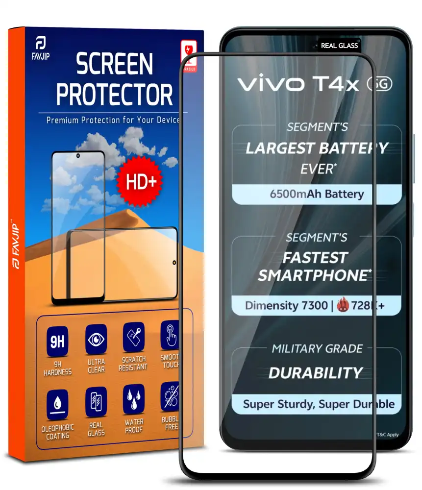 Vivo T4x tampered glass g