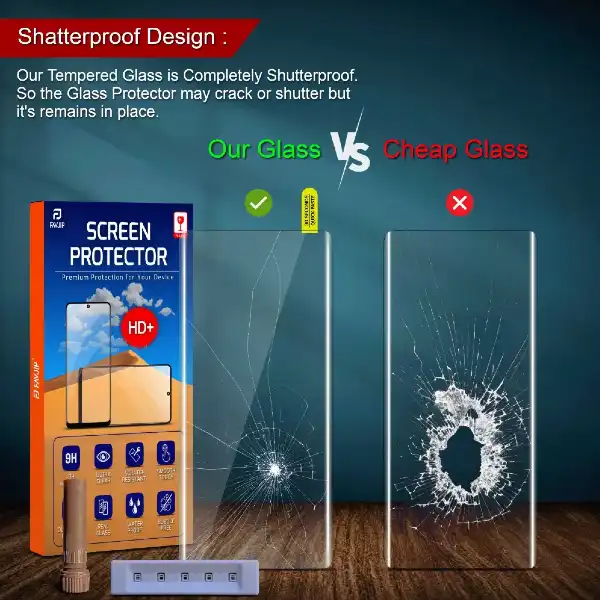 Edge to Edge Tempered Glass Screen Guard Protector 9h hardness