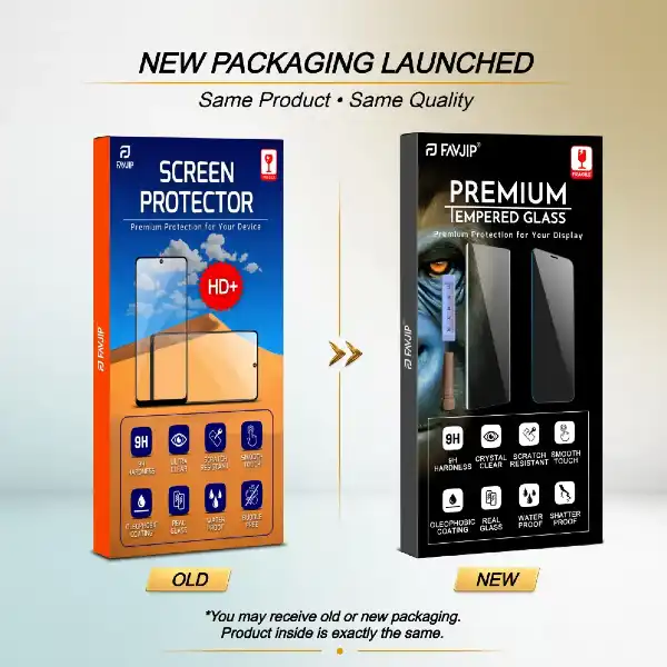 Edge to Edge Tempered Glass Screen Guard Protector new pack