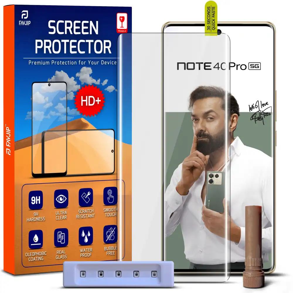 Infinix Note 40 Pro 5G Tempered Glass Screen guard Main 3