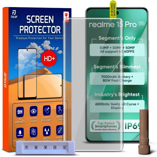 Realme 15 Pro 5G Tempered Glass Screen Guard Main Image A1