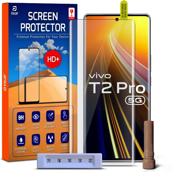 Vivo T2 Pro 5G Tempered Glass Screen Guard Main Image A1