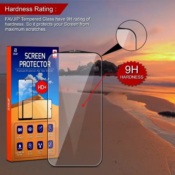 Diamond Tempered Glass Screen Guard Inside 9H Hardness