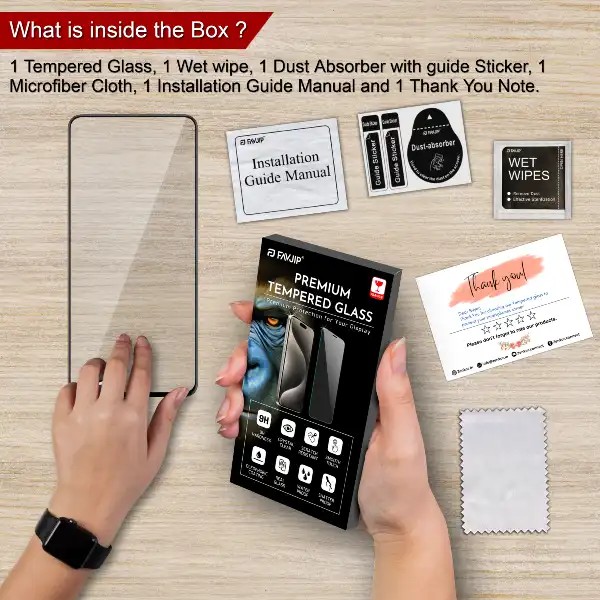 Diamond Tempered Glass Screen Guard Inside Inside The Box