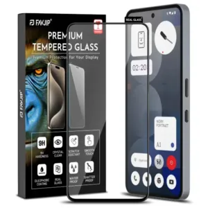 FAVJIP Edge to Edge Tempered Glass Screen Guard Protector for Nothing 3A 5G with Easy Installation Kit