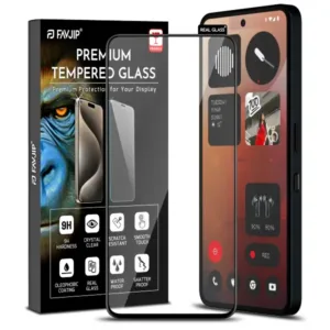 FAVJIP Edge to Edge Tempered Glass Screen Guard Protector for Nothing 3A Pro 5G with Easy Installation Kit