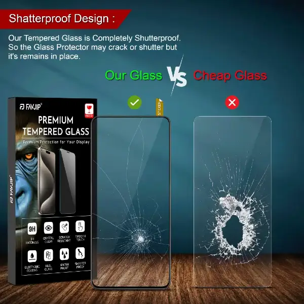 Tempered glass screen guard 9h hardness