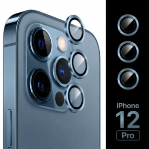 FAVJIP Camera Lens Protector Glass for iPhone 12 Pro with Easy Installation Kit