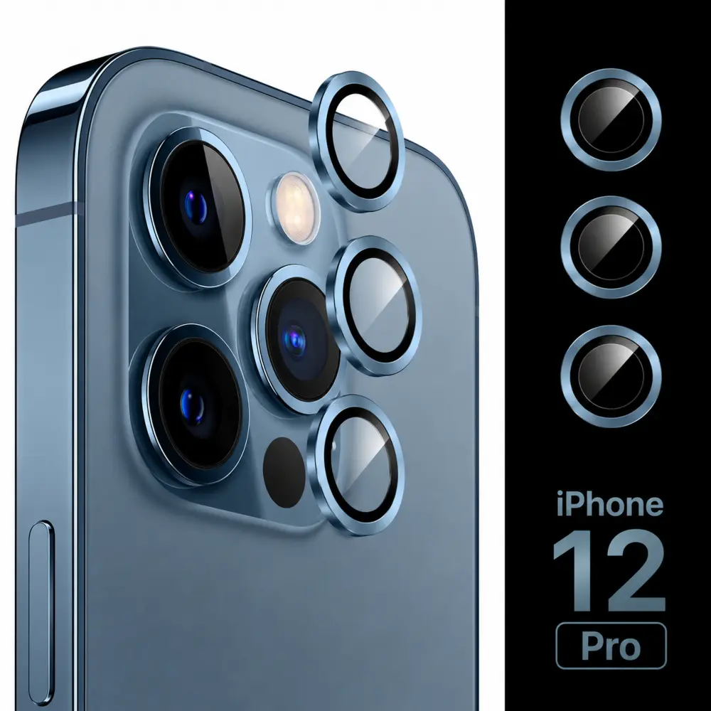 iPhone 12 Pro camera lens protector glass blue main image A1