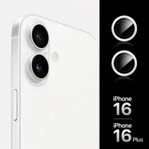 FAVJIP Camera Lens Protector Glass for iPhone 16 and 16 Plus with Easy Installation Kit
